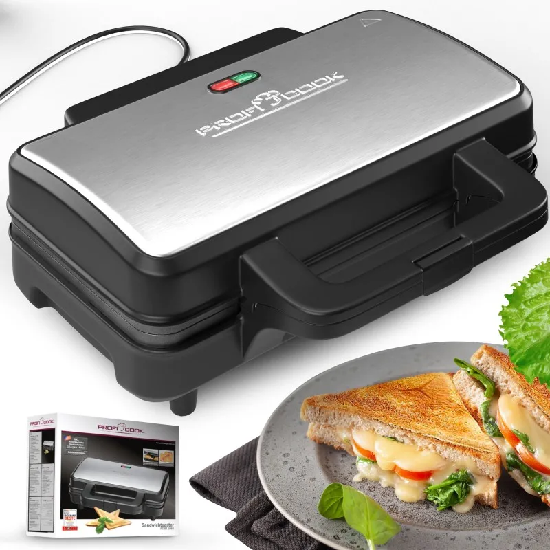 Сендвічниця ProfiCook PC-ST 1092 : ідеальні гарячі сендвічі за лічені хвилини